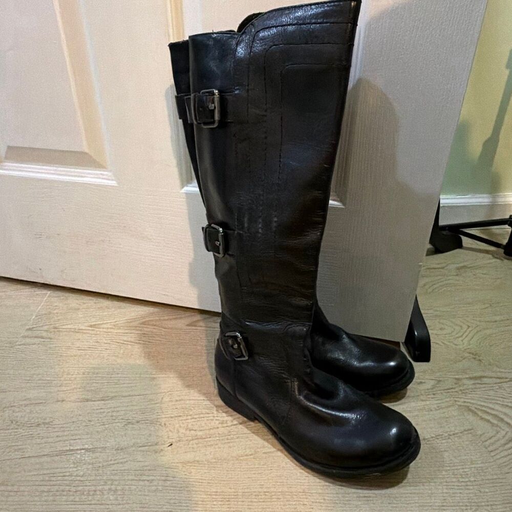 Vintage Juicy Couture Leather‎ Motorcycle Boots size 6m